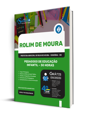 Apostila Prefeitura de Rolim de Moura - RO  - Pedagogo de Educação Infantil - 30 horas - Imagem 2