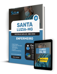 Capa Apostila Prefeitura de Santa Luzia - MG  - Enfermeiro