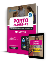 Capa Apostila Prefeitura de Porto Alegre - RS  - Monitor