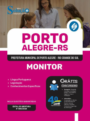 Apostila Prefeitura de Porto Alegre - RS em PDF  - Monitor - Imagem 1