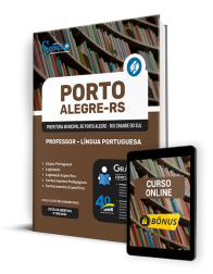 Capa Apostila Prefeitura de Porto Alegre - RS  - Professor - Língua Portuguesa