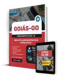 Capa Apostila Câmara de Goiás - GO  - Analista Administrativo Legislativo