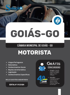 Apostila Câmara de Goiás - GO em PDF  - Motorista - Imagem 1