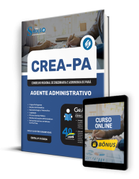 Capa Apostila CREA-PA  - Agente Administrativo