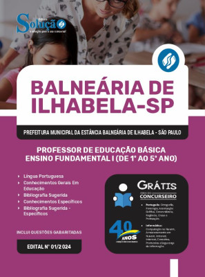 Apostila Prefeitura de Ilhabela - SP  - Professor de Educação Básica - Ensino Fundamental I (De 1º ao 5º Ano) - Imagem 3
