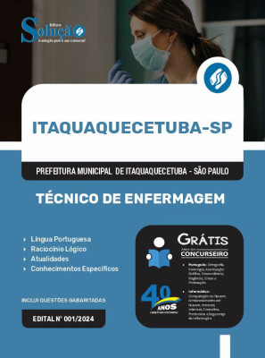 Apostila Prefeitura de Itaquaquecetuba - SP em PDF  - Técnico de Enfermagem - Imagem 1