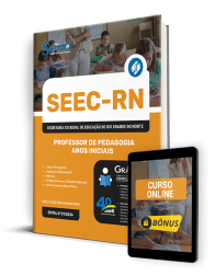 Capa Apostila SEEC-RN  - Professor de Pedagogia - Anos Iniciais