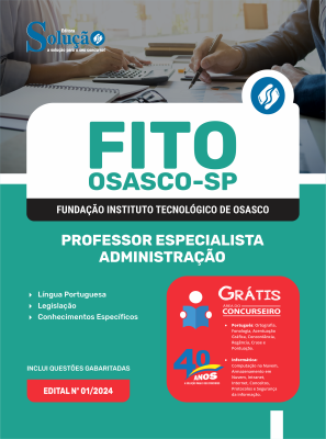 Apostila FITO OSASCO em PDF  - Professor Especialista - Administração - Imagem 1