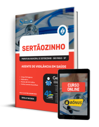 Capa Apostila Prefeitura de Sertãozinho - SP (Sertãozinho Saúde)  - Agente de Vigilância em Saúde