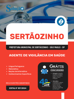 Apostila Prefeitura de Sertãozinho - SP (Sertãozinho Saúde)  - Agente de Vigilância em Saúde - Imagem 3