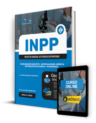 Capa Apostila INPP  - Pesquisador Adjunto - Especialidade: Química de Produtos Naturais - Fitoquímica