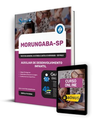 Apostila Prefeitura de Morungaba - SP  - Auxiliar de Desenvolvimento Infantil - Imagem 1