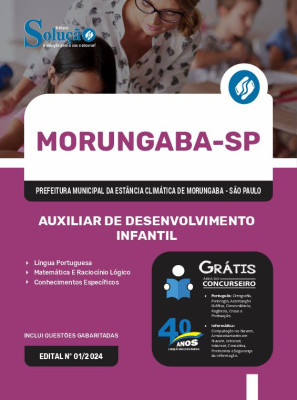 Apostila Prefeitura de Morungaba - SP  - Auxiliar de Desenvolvimento Infantil - Imagem 3