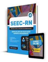Capa Apostila SEEC-RN  - Especialista de Educação - Suporte Pedagógico