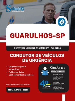 Apostila Prefeitura de Guarulhos - SP  - Condutor de Veículos de Urgência - Imagem 3