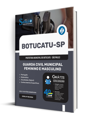 Apostila Prefeitura de Botucatu - SP  - Guarda Civil Municipal Feminino e Masculino - Imagem 2
