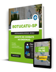 Capa Apostila Prefeitura de Botucatu - SP  - Agente de Combate as Endemias