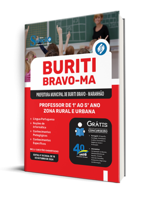 Apostila Prefeitura de Buriti Bravo - MA  - Professor de 1º ao 5º Ano - Zona Rural e Urbana - Imagem 2
