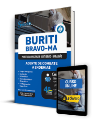 Capa Apostila Prefeitura de Buriti Bravo - MA  - Agente de Combate a Endemias