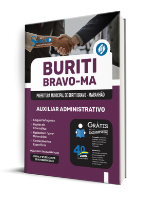 Apostila Prefeitura de Buriti Bravo - MA  - Auxiliar Administrativo - Imagem 2