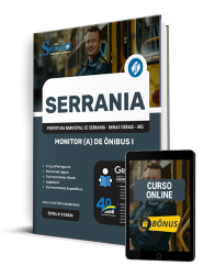 Capa Apostila Prefeitura de Serrania - MG  - Monitor(a) de Ônibus I