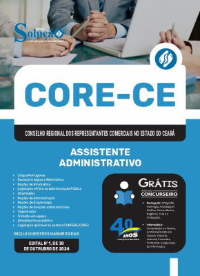 Apostila CORE-CE em PDF  - Assistente Administrativo - Imagem 1
