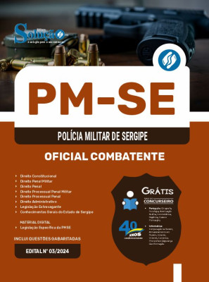 Apostila PM-SE  - Oficial Combatente - Imagem 3