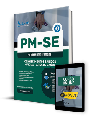 Apostila PM-SE  - Conhecimentos Básicos - Oficial - Área de Saúde - Imagem 1