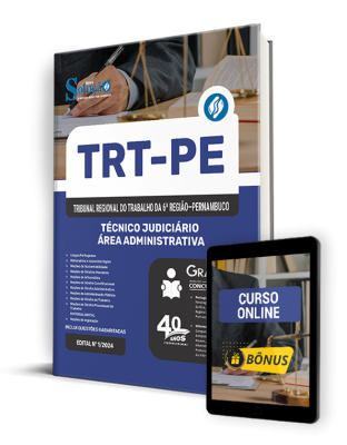 Apostila TRT-PE  - Técnico Judiciário - Área Administrativa - Imagem 1