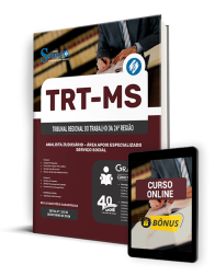Capa Apostila TRT-MS  - Analista Judiciário - Área Apoio Especializado - Serviço Social