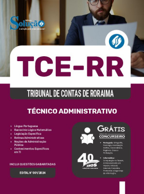 Apostila TCE-RR 2025 - Técnico Administrativo - Imagem 3