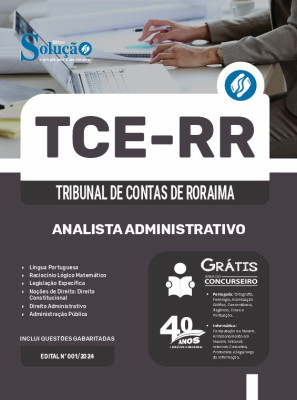 Apostila TCE-RR 2025 - Analista Administrativo - Imagem 3