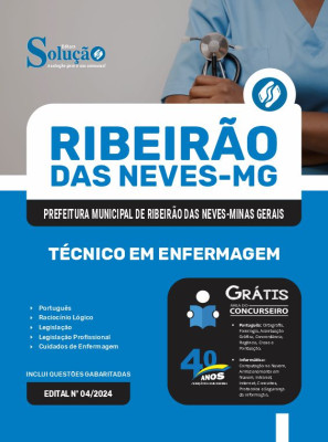 Apostila Prefeitura de Ribeirão das Neves - MG 2025 - Técnico em Enfermagem - Imagem 3