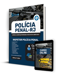 Capa Apostila Polícia Penal - RJ 2025 - Inspetor Polícia Penal