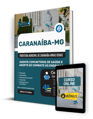 Apostila Prefeitura de Caranaíba - MG 2025 - Agente Comunitário de Saúde e Agente de Combate às Endemias - Imagem 1