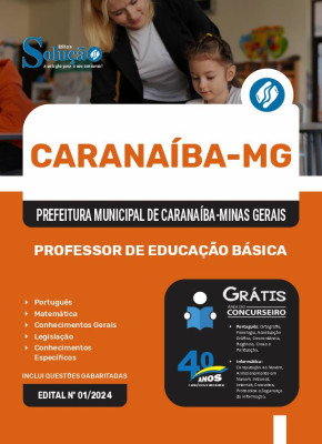 Apostila Prefeitura de Caranaíba - MG em PDF 2025 - Professor de Educação Básica - Imagem 1