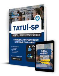 Capa Apostila Prefeitura de Tatuí - SP 2025 - Coordenador Pedagógico de Ensino Fundamental
