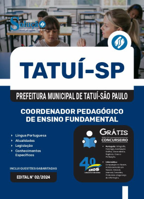 Apostila Prefeitura de Tatuí - SP 2025 - Coordenador Pedagógico de Ensino Fundamental - Imagem 3