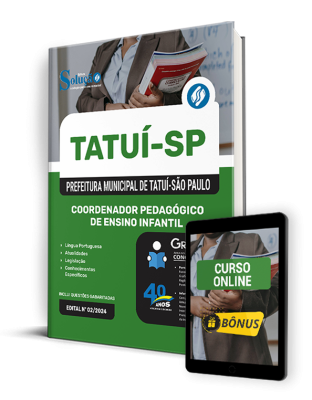 Apostila Prefeitura de Tatuí - SP 2025 - Coordenador Pedagógico de Ensino Infantil - Imagem 1