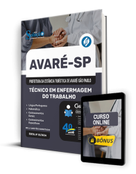Capa Apostila Prefeitura de Avaré - SP 2025 - Técnico em Enfermagem do Trabalho