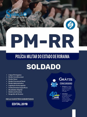 Apostila PM-RR em PDF 2025 - Soldado - Imagem 1