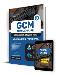 Capa Apostila Prefeitura de Araucária - PR 2025 - Guarda Civil Municipal