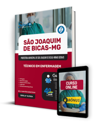 Capa Apostila Prefeitura de São Joaquim de Bicas - MG 2025 - Técnico em Enfermagem