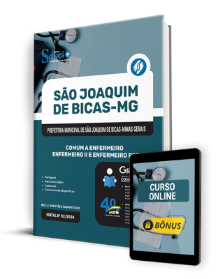 Apostila Prefeitura de São Joaquim de Bicas - MG 2025 - Comum a Enfermeiro, Enfermeiro II e Enfermeiro PSF - Imagem 1