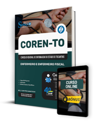 Capa Apostila COREN-TO 2025 - Enfermeiro e Enfermeiro Fiscal