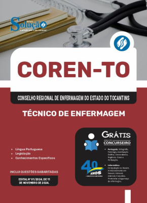 Apostila COREN-TO 2025 - Técnico de Enfermagem - Imagem 3