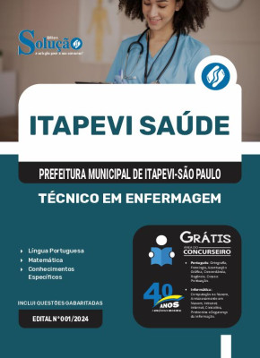 Apostila Itapevi Saúde em PDF 2025 - Técnico em Enfermagem - Imagem 1