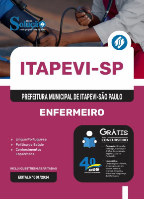 Apostila Itapevi Saúde em PDF 2025 - Enfermeiro - Imagem 1