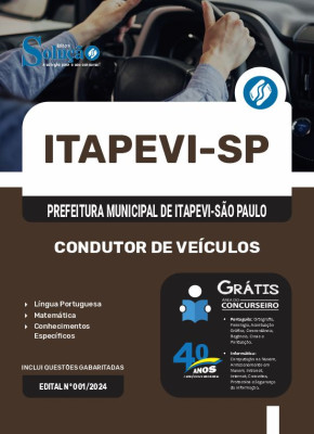 Apostila Prefeitura de Itapevi - SP em PDF 2025 - Condutor de Veículos - Imagem 1