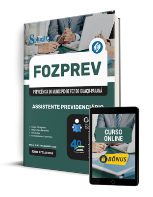 Apostila FOZPREV 2025 - Assistente Previdenciário - Imagem 1